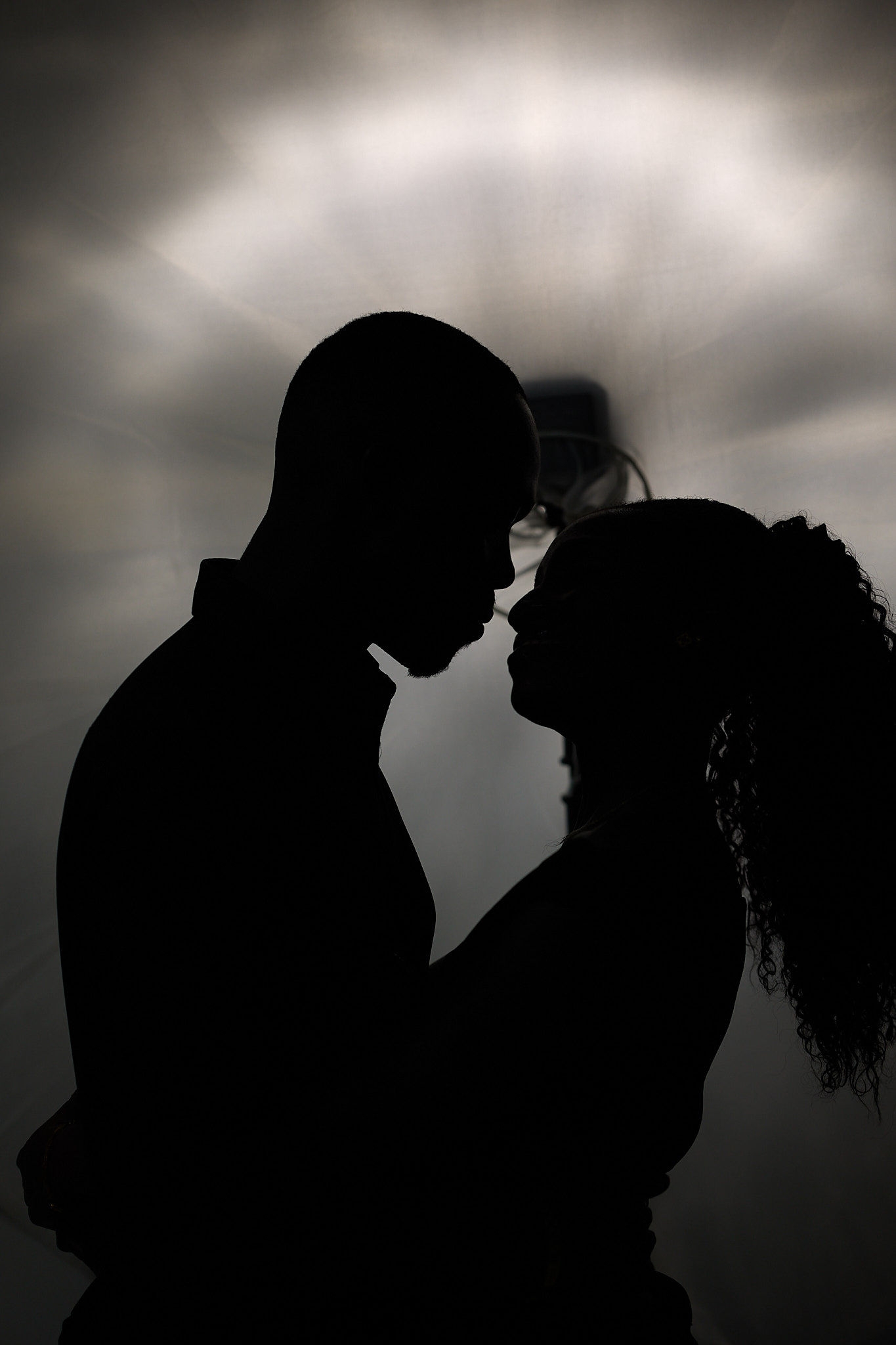 Isaac & Priscilla Silhouette